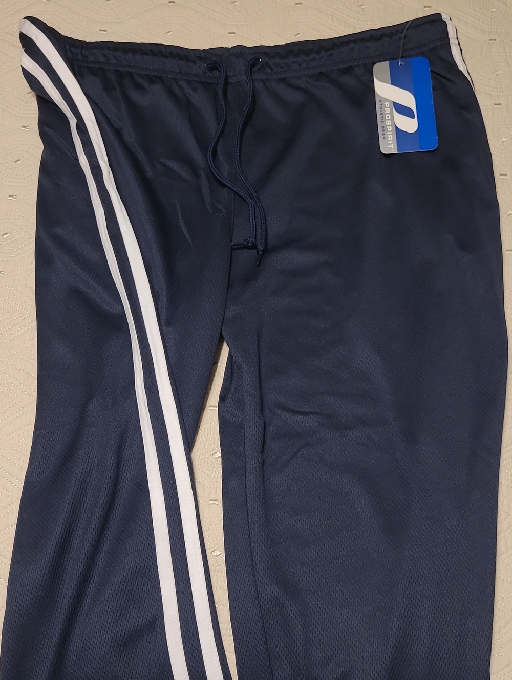 Pro Spirit Athletic Gear Navy Track Pants Size L